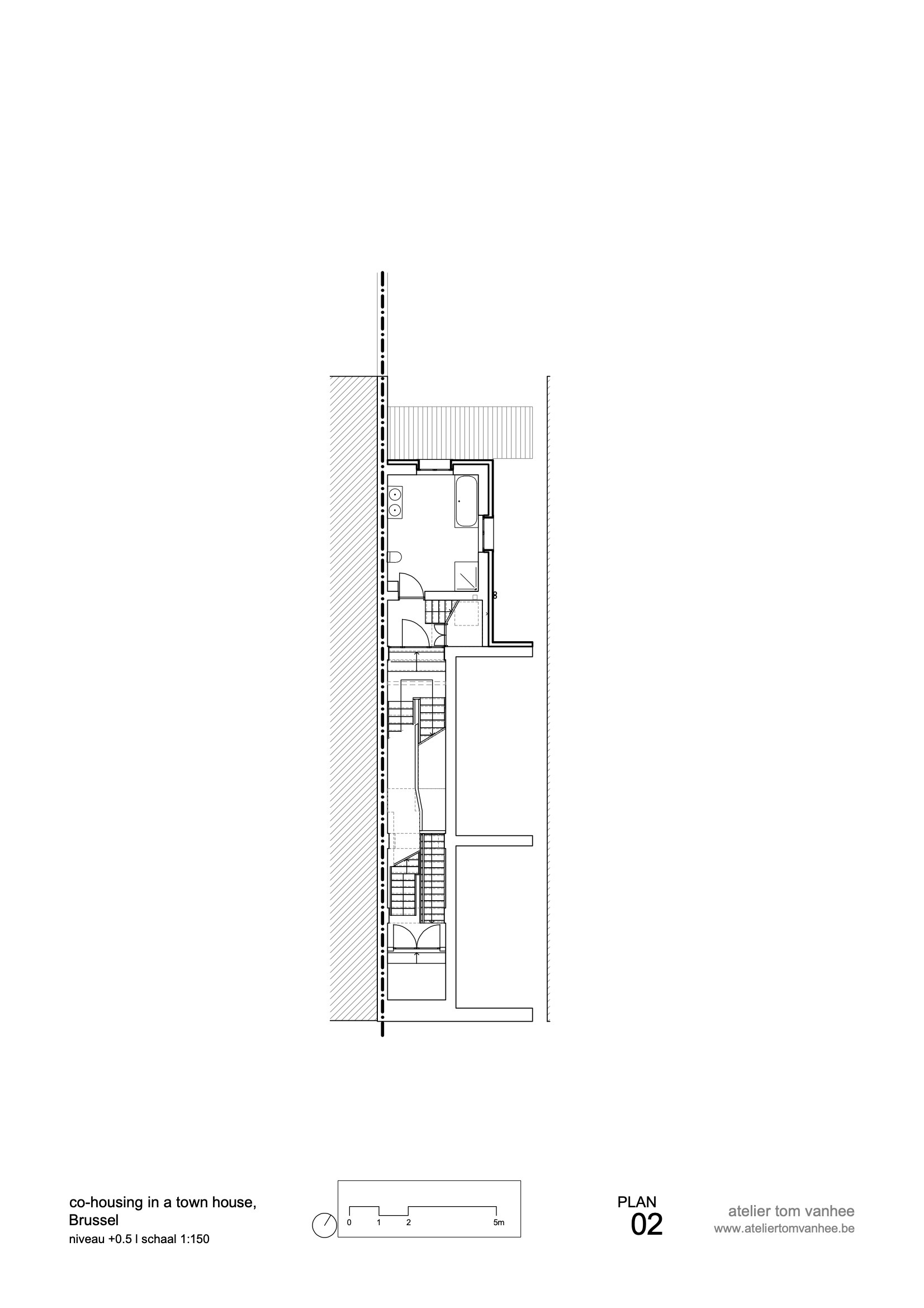 联排别墅的合作居住丨比利时丨Atelier Tom Vanhee-39