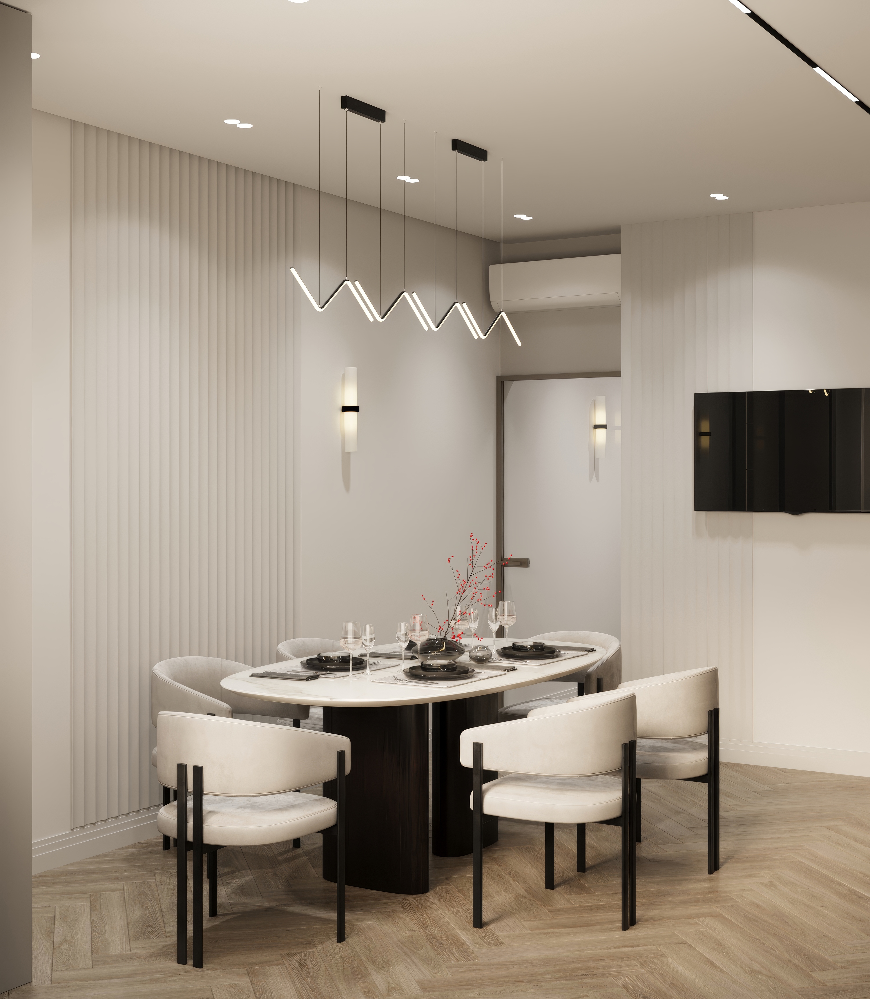 Двухкомнатная квартира 90 кв.м-1