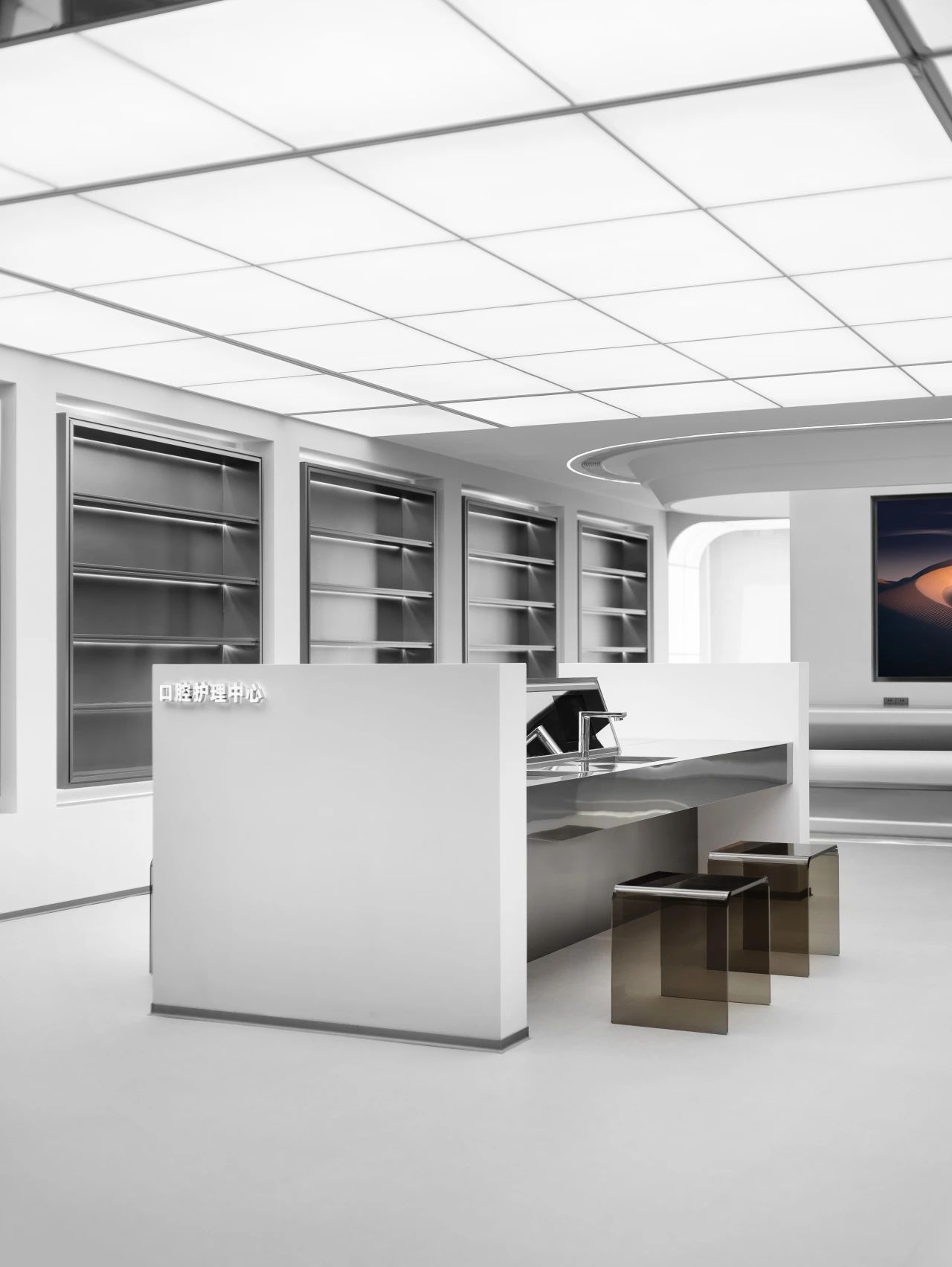 郑州 401㎡口腔医学空间罗德展厅丨中国郑州丨無凡设计-14