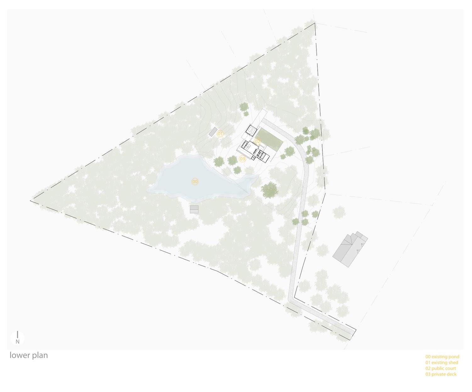 House in the woods overlooking a woodland pond   Page 2 of 2   CAANdesign  Architecture and home design blog-4