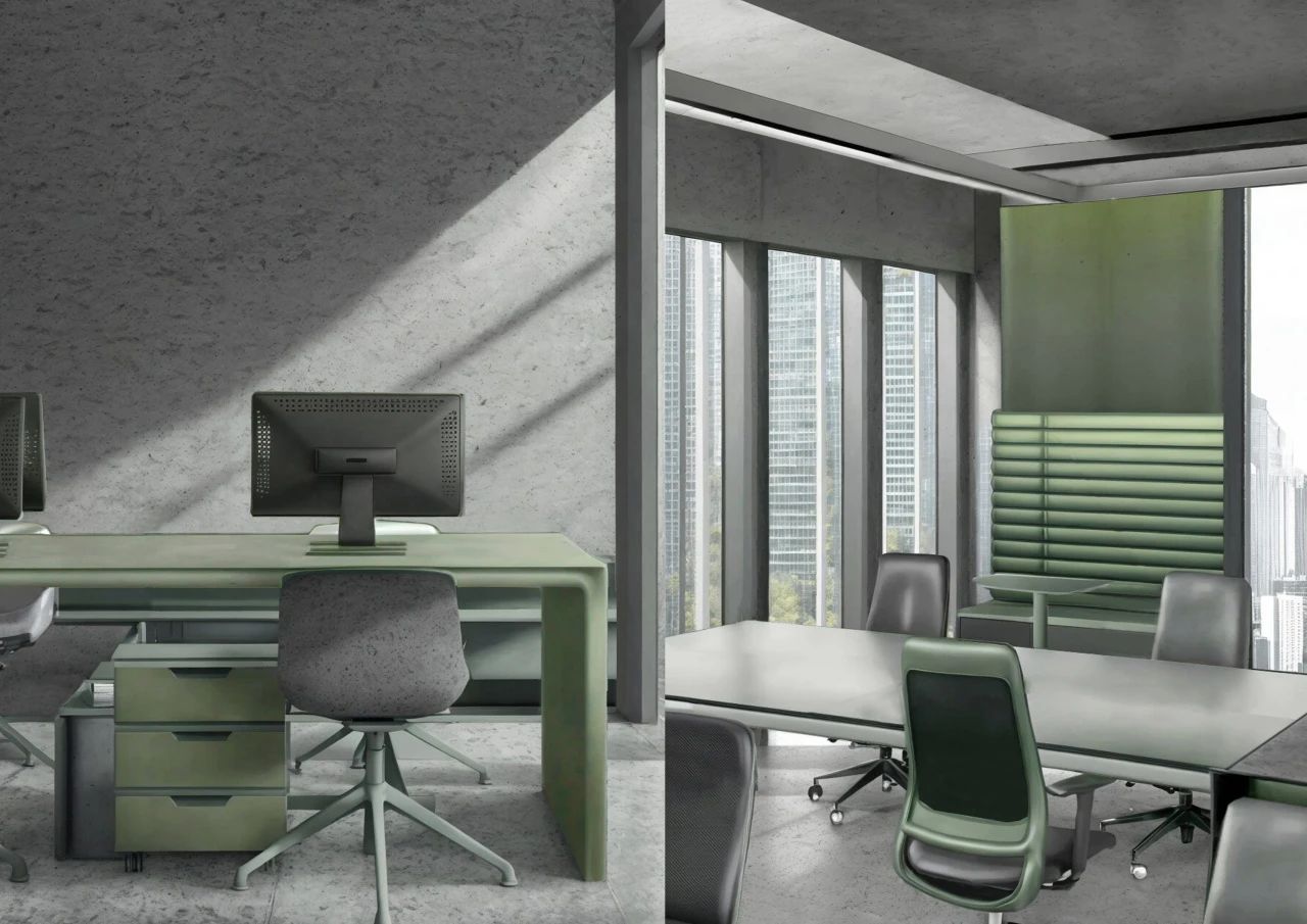 都市中的绿色疗愈办公空间设计丨广州GBD设计机构-55