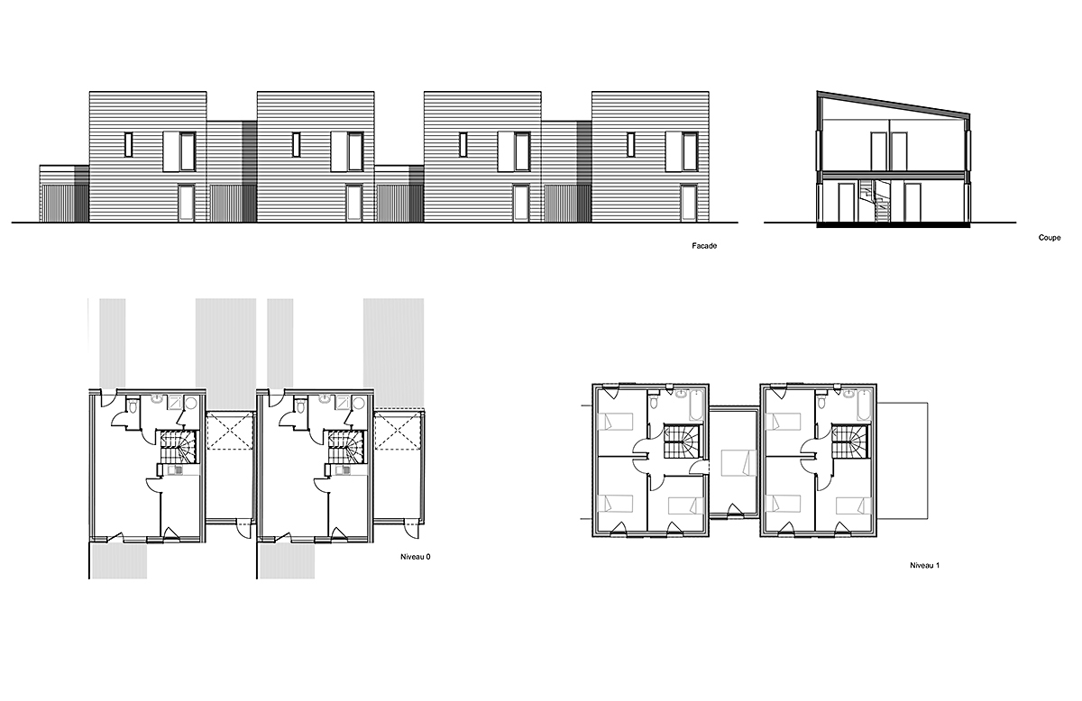 生态街区典范 | Rive de Gier 60 套社会住房公寓-73