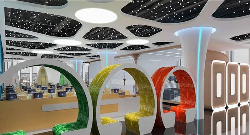 创新电商公司星密码的未来科技办公室设计-2