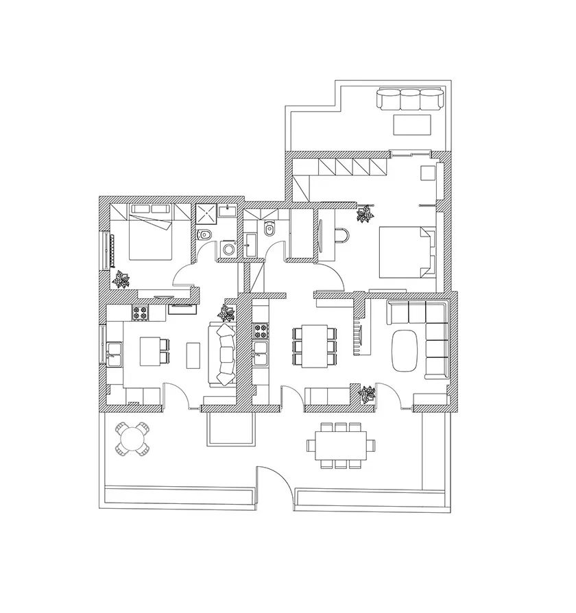 简约中性色调公寓，温馨实用空间艺术-19