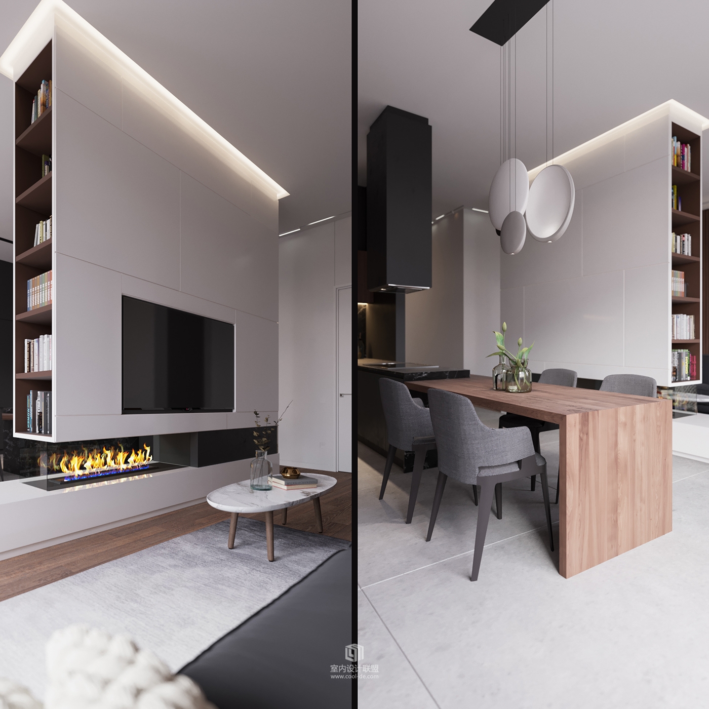 莫斯科150㎡现代公寓-7