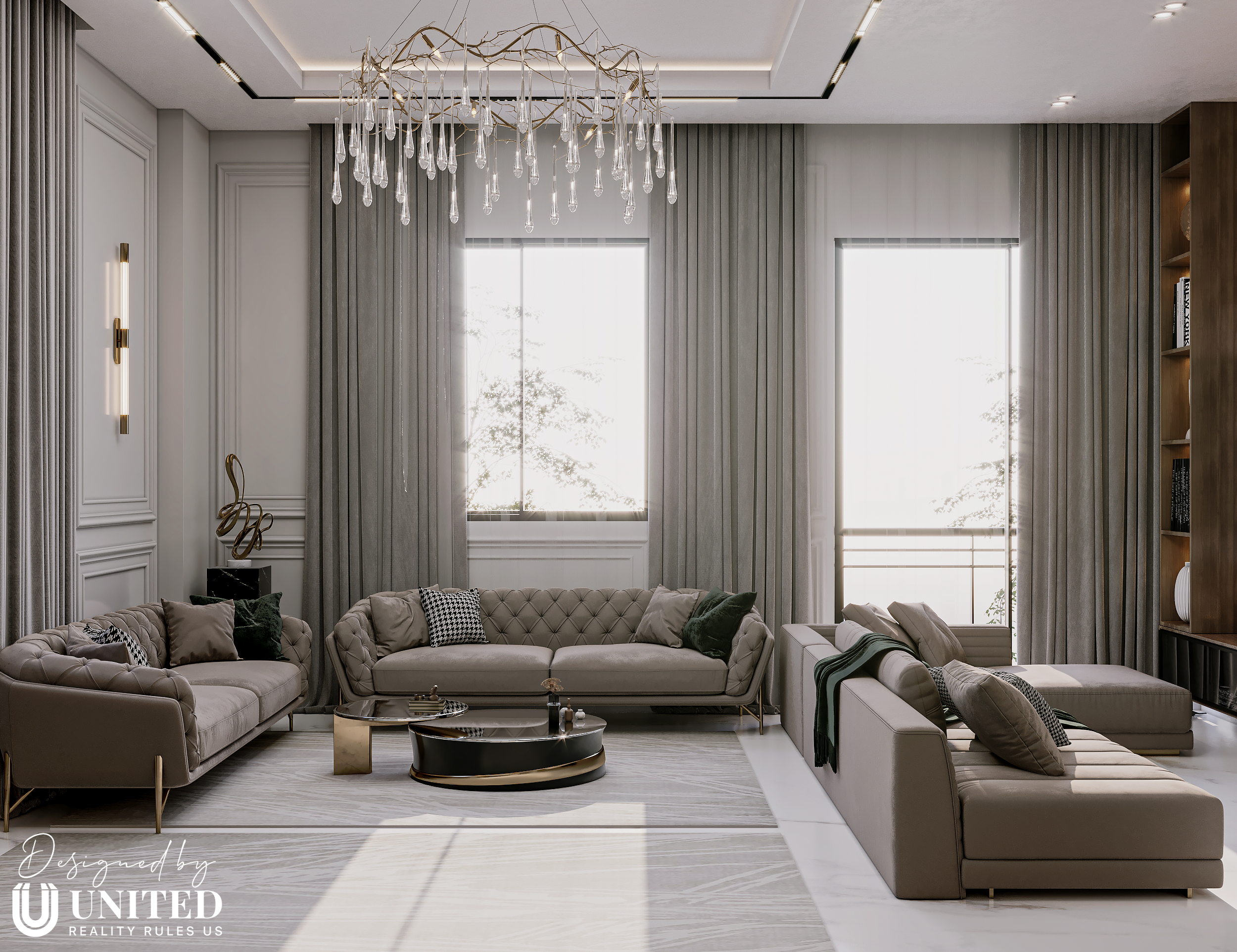 Neoclassic Apartment 室内设计丨埃及-12