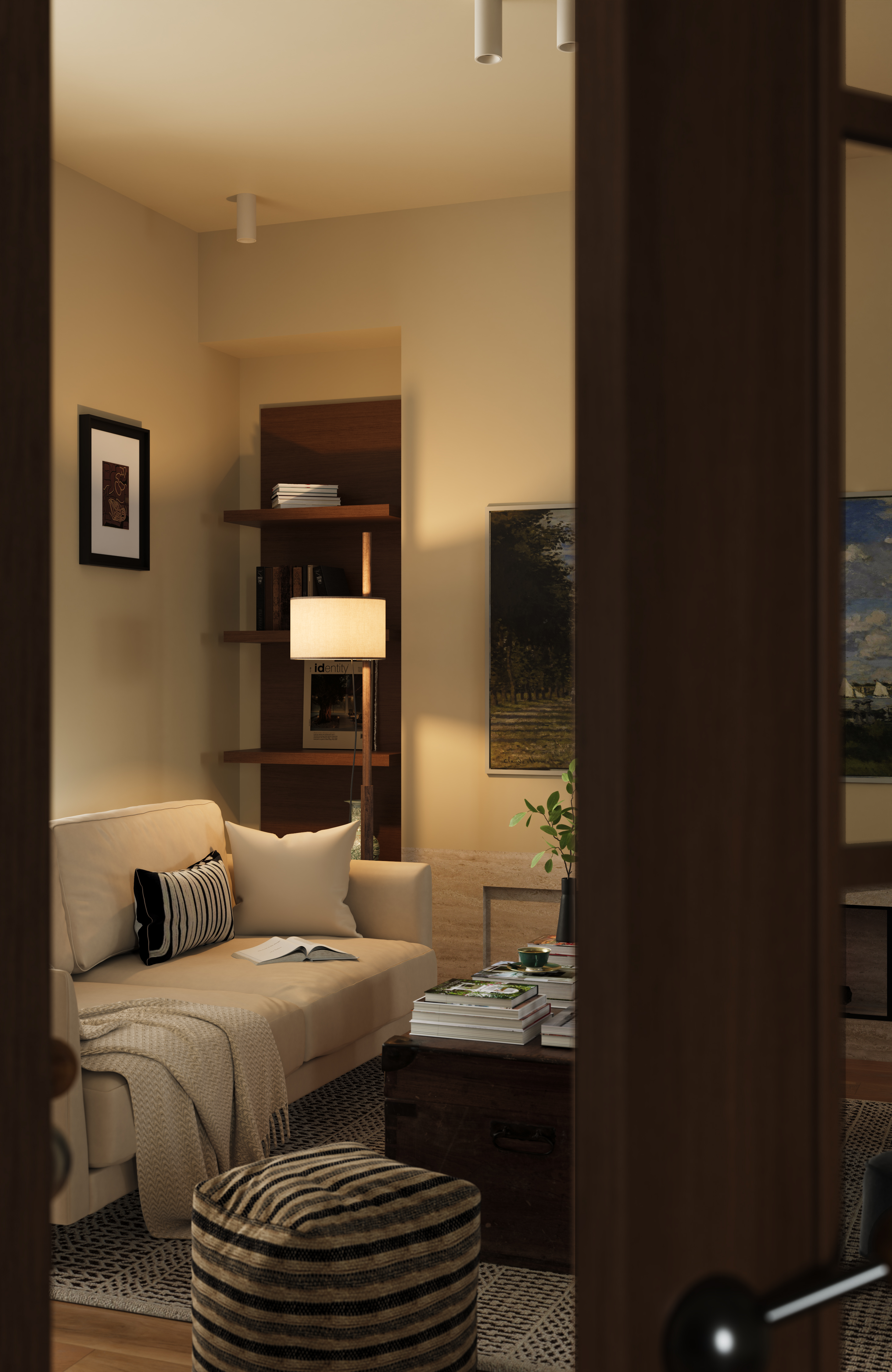 中古风客厅，家的松弛感-4