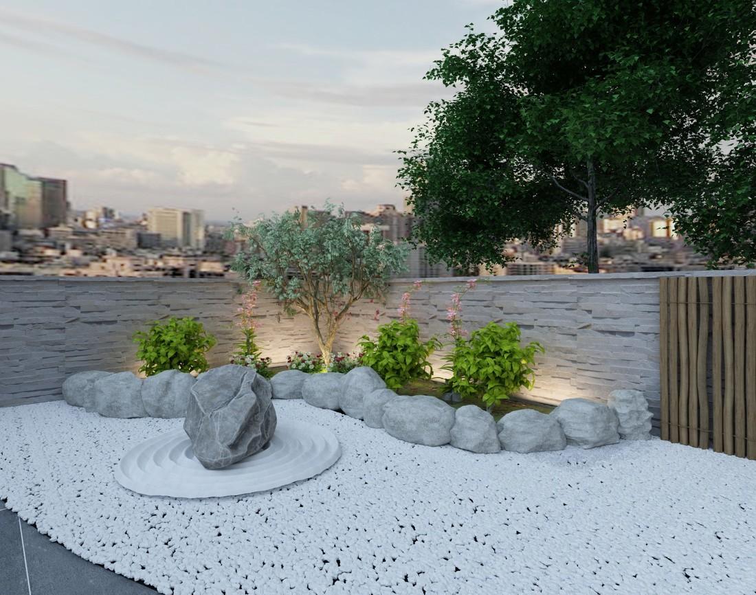 枯山水日式庭院-17