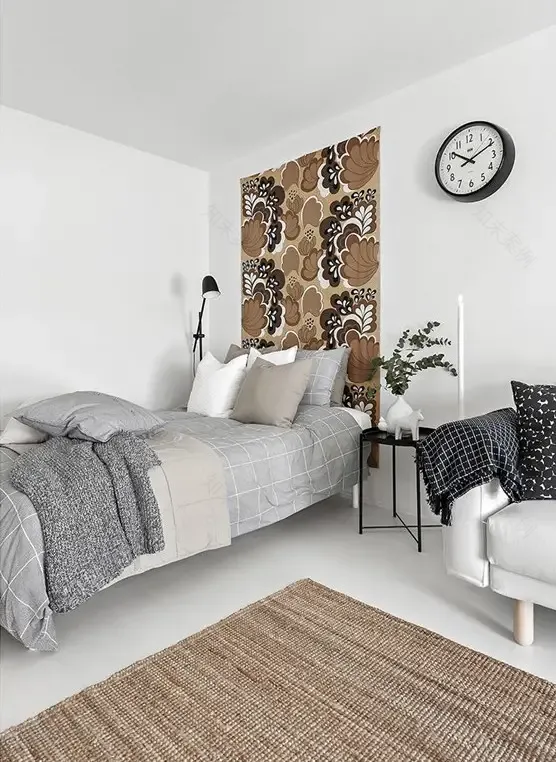 小空间大变身 | 瑞典清新风格公寓的装饰秘密-4