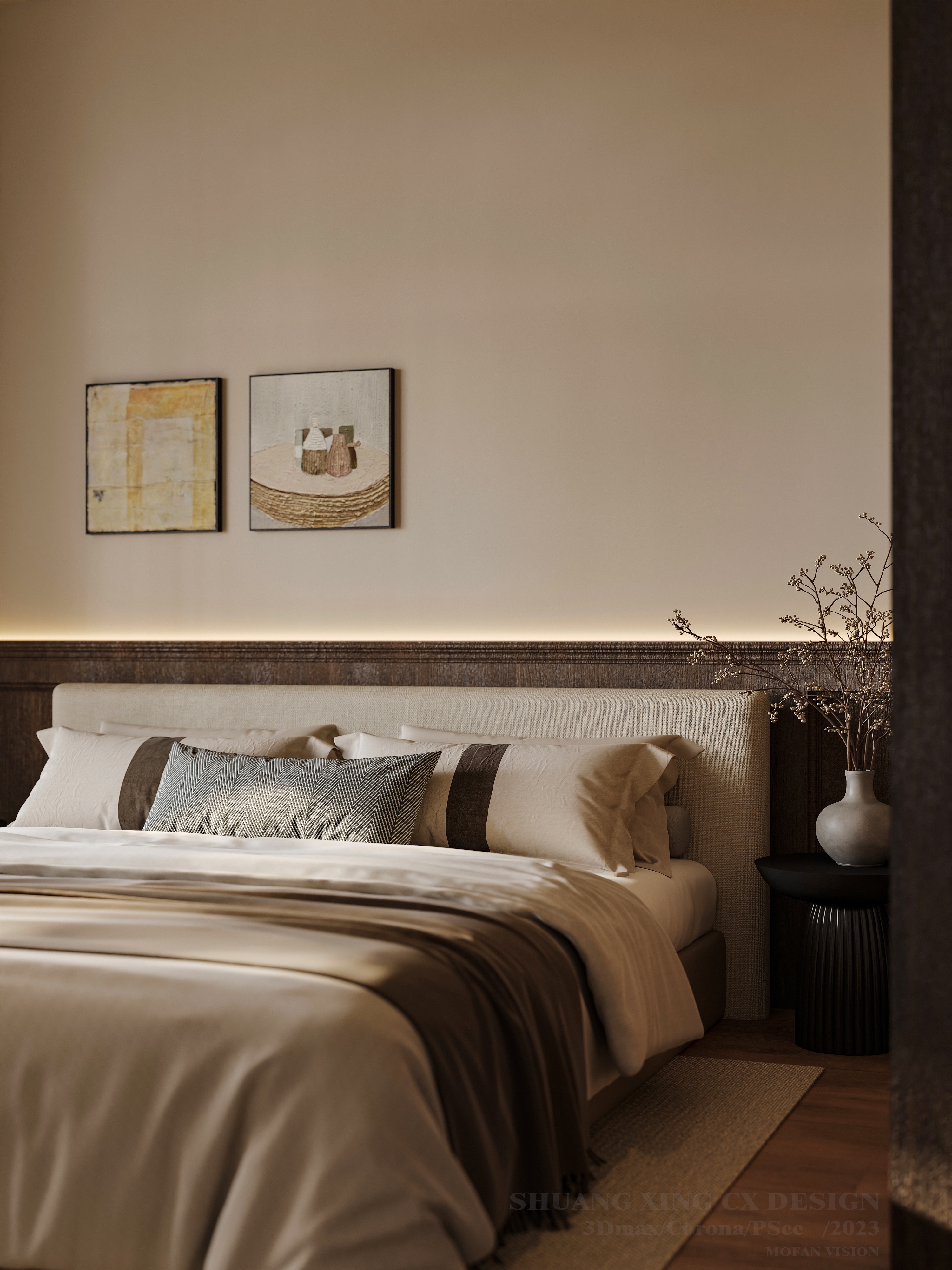 复古  侘寂丨质朴雅居 墨凡视觉-8