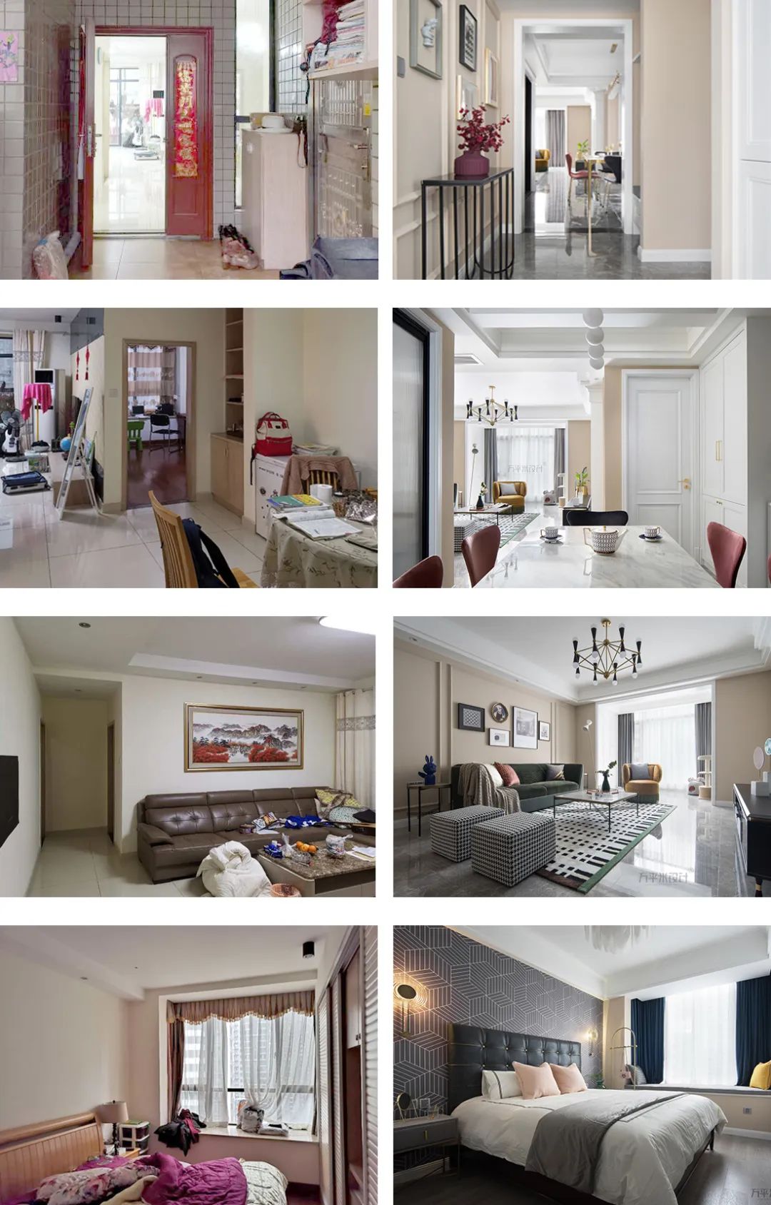 轻美式混搭,粉色温馨的新家设计-92