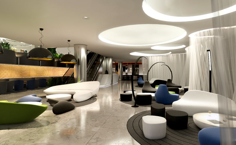 COURTYARD by MARRIOTT酒店室内现代化改造项目丨波兰华沙丨KM rubaszkiewicz ARCHITEKCI-7