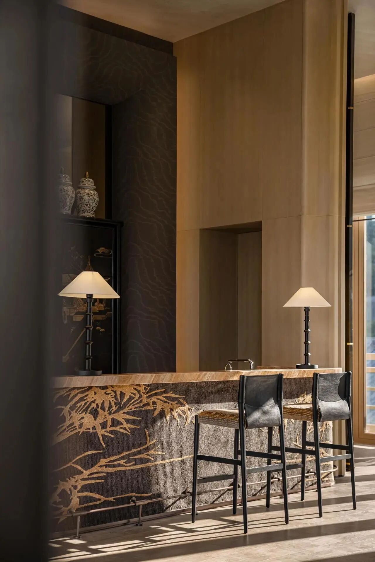 176㎡新中式美学宴会厅样板间设计丨紫香舸设计-32