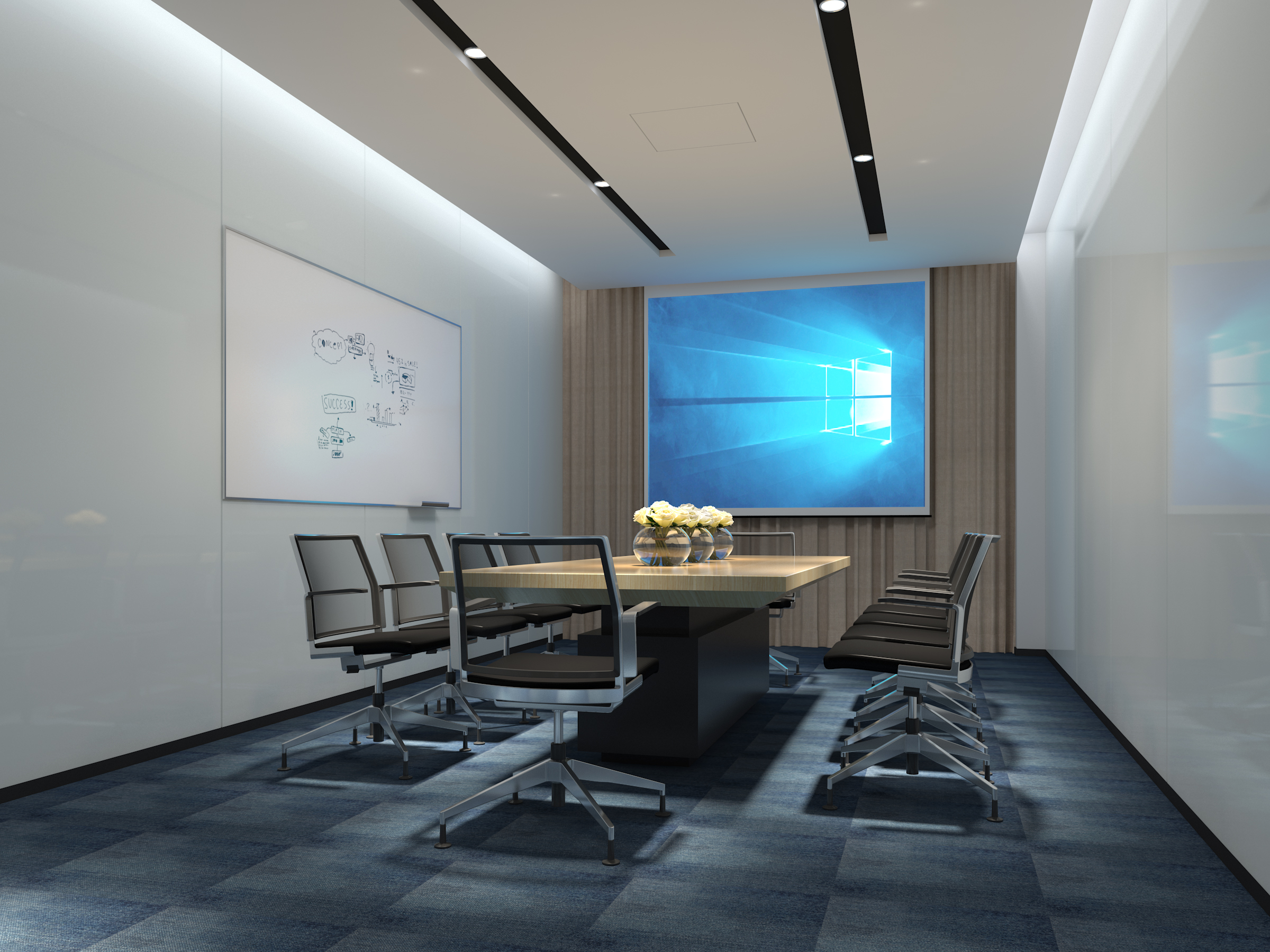 海马汽车动力总成研发中心办公楼装修设计丨中国郑州丨腾升建筑装饰股份有限公司-5