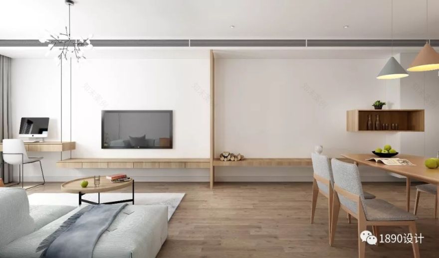 万科森林公园 242㎡通厅设计,折纸概念让空间更立体-61