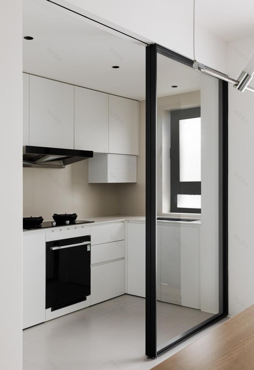 极简黑白 90㎡家居设计-23