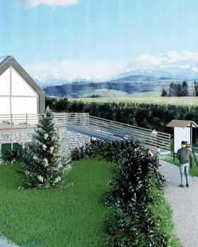 Jabłonka自行车道观景台项目