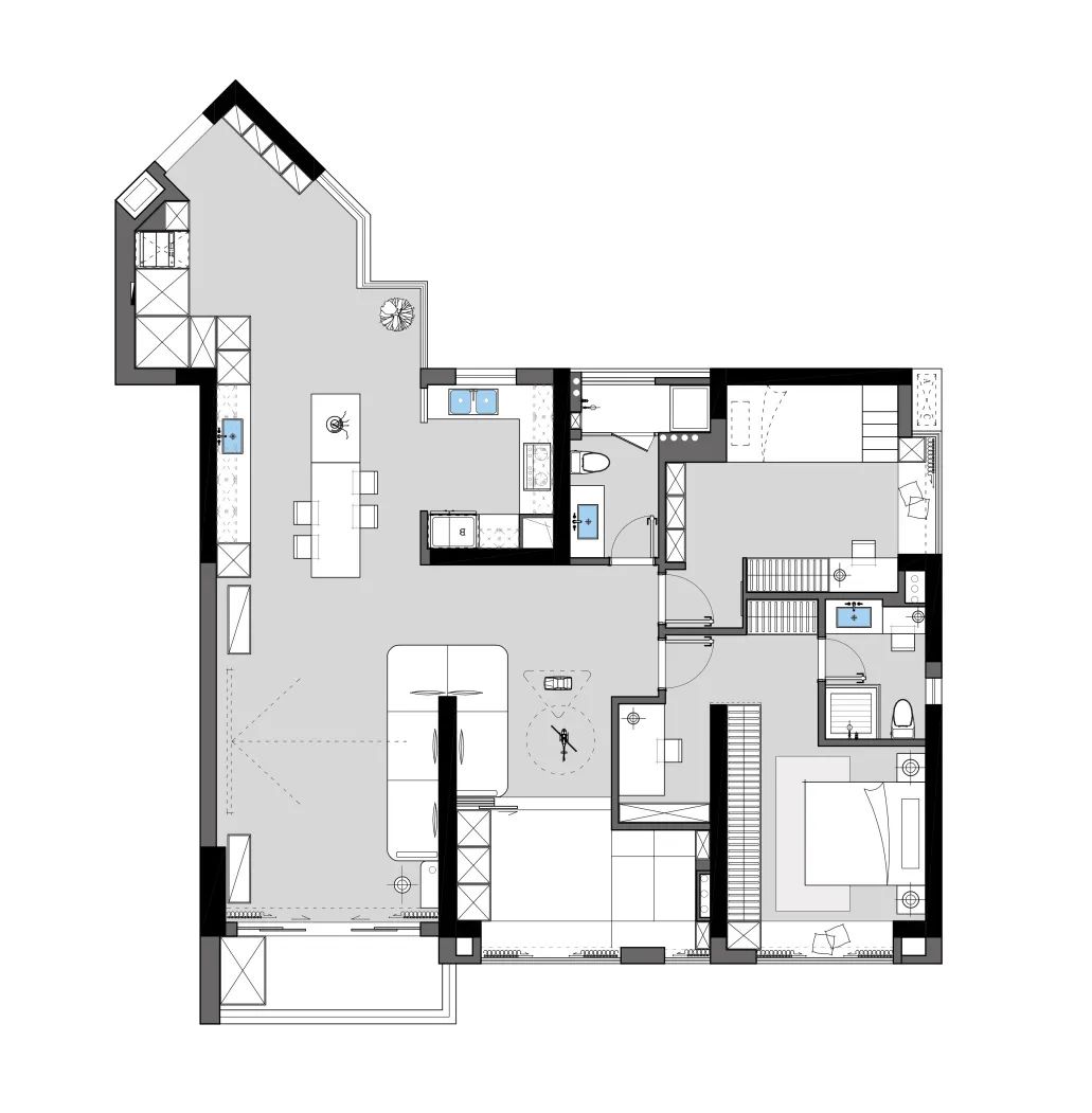 奶油法式复古风丨1218 设计事务所-75