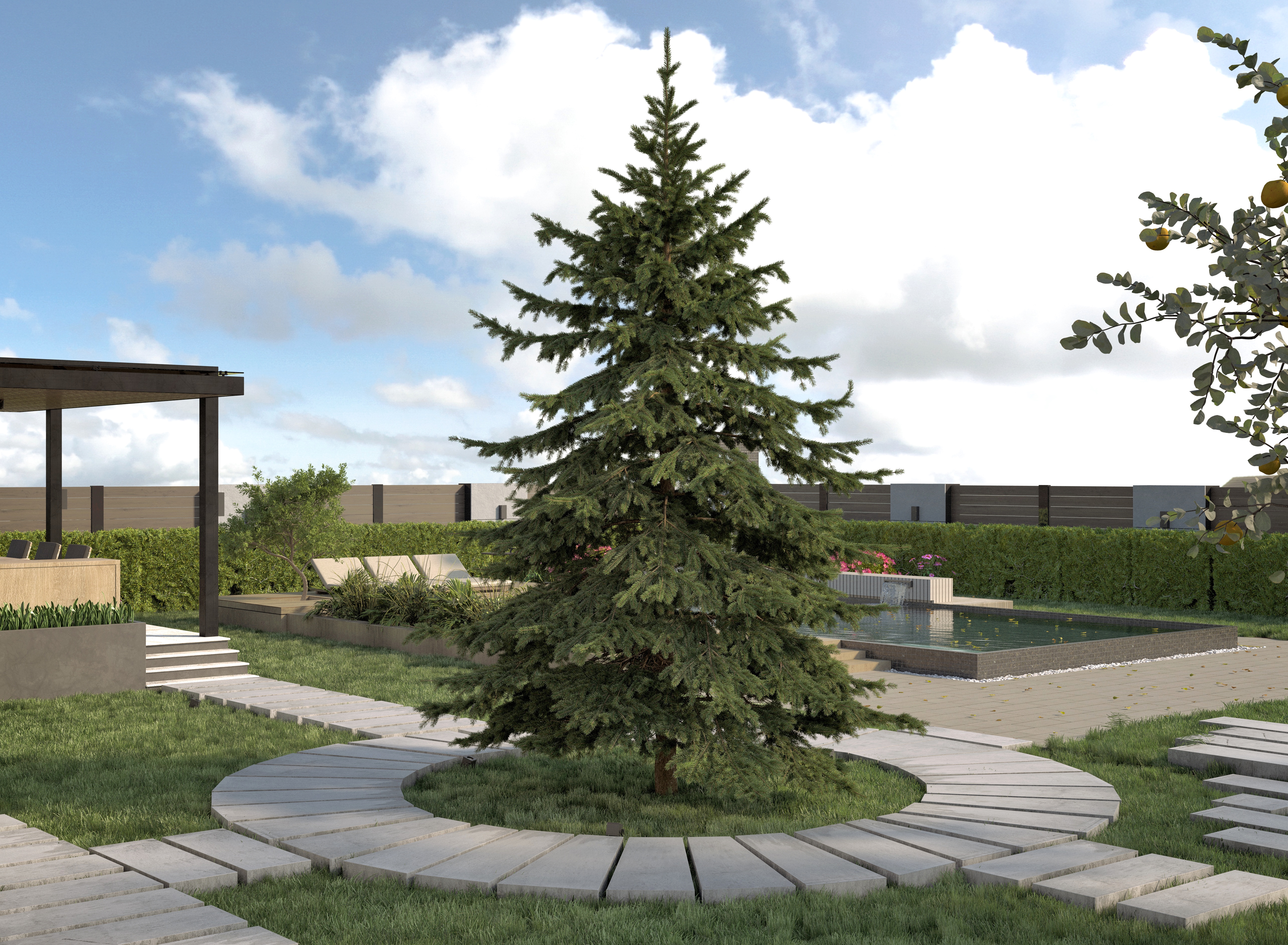 Дизайн – проект благоустройства приусадебного участка-0