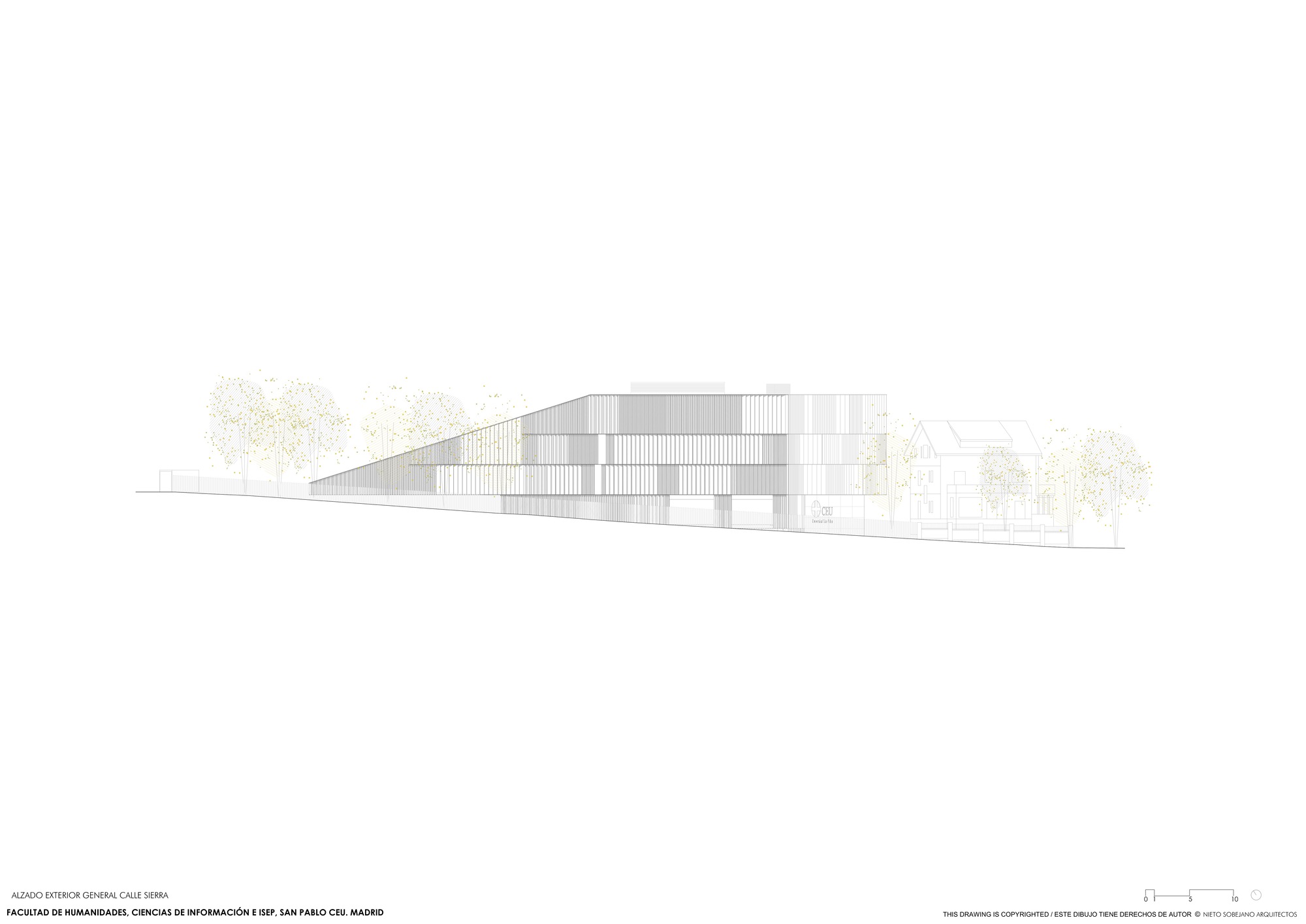 马德里 CEU 蒙克洛亚校区人文与传播科学学院丨西班牙马德里丨Nieto Sobejano Arquitectos-24