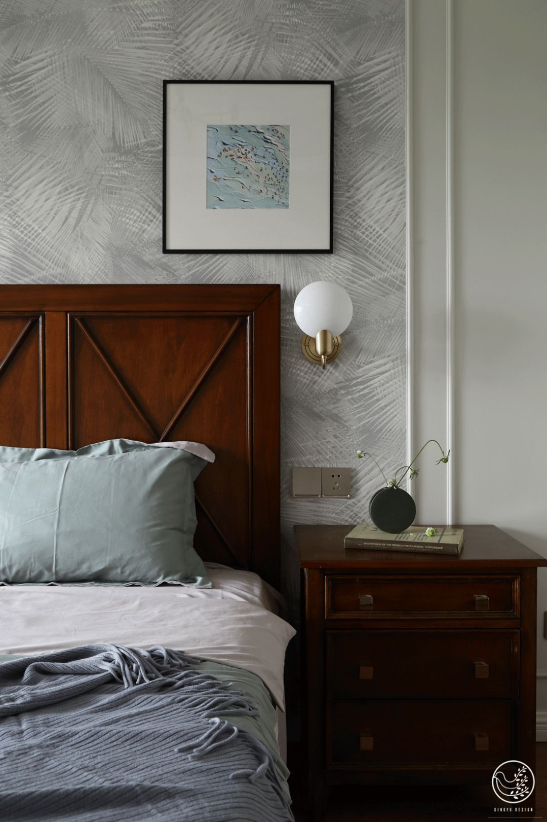 成都高新区现代美式二手房改造 | 温馨阳光，绿意盎然-72