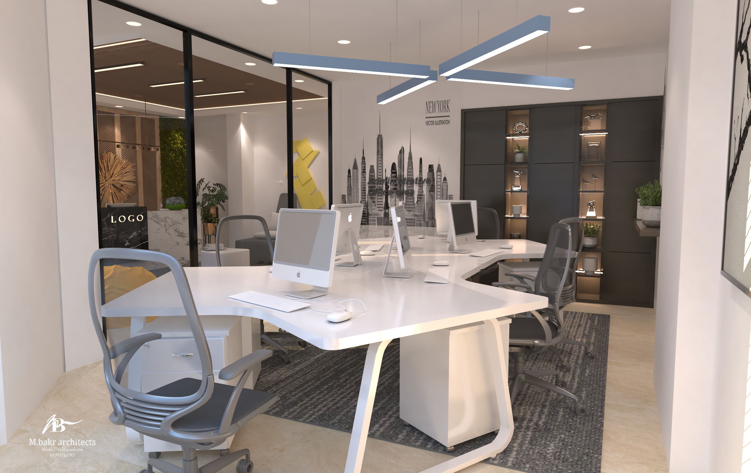 Interior design for a real estate development company-5