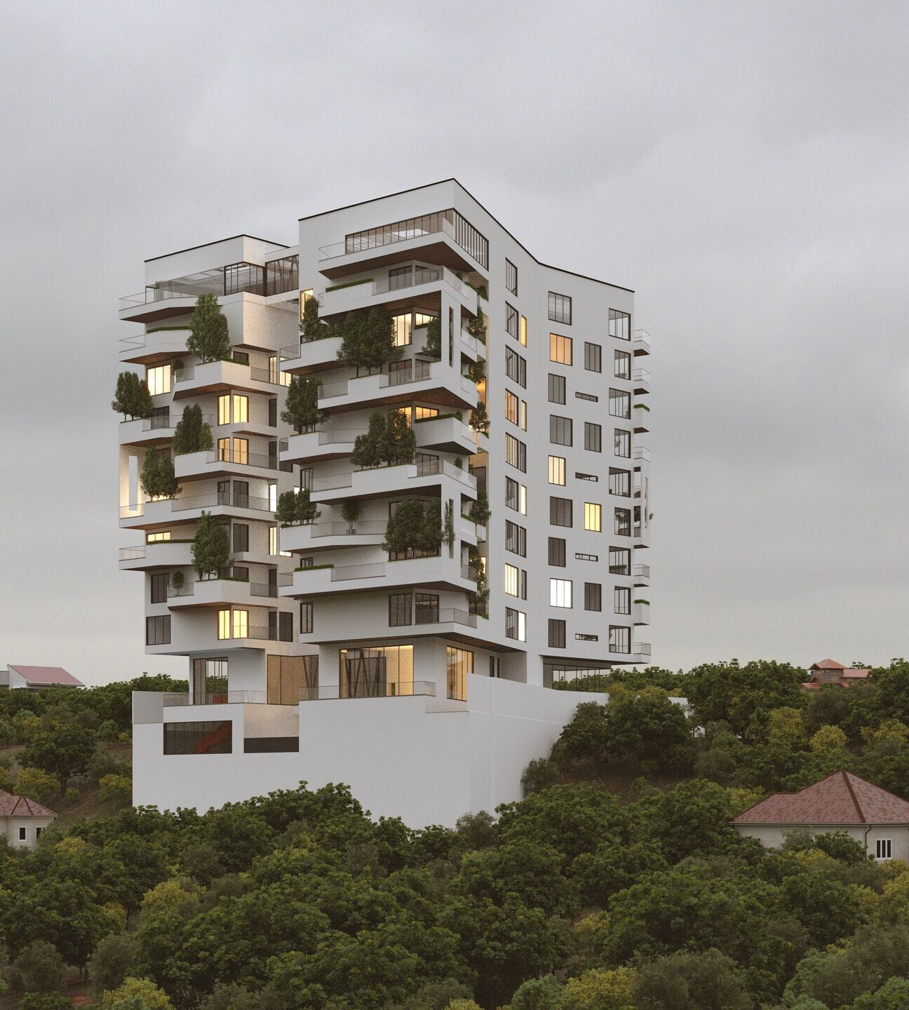 伊朗 LEMAN 住宅综合体的创新设计丨TAVANGAN Consulting Engineers-9