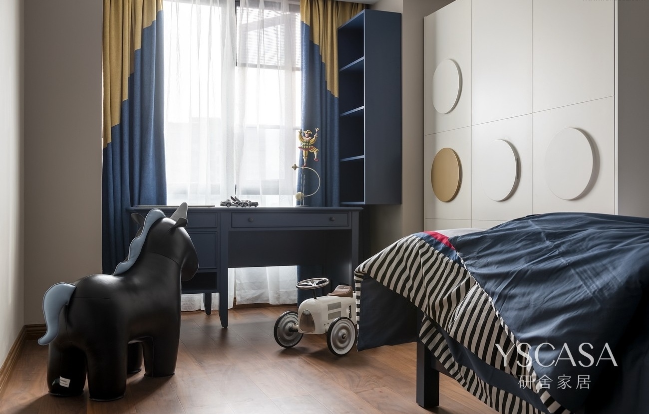 北欧轻奢风打造温馨亲子空间-38