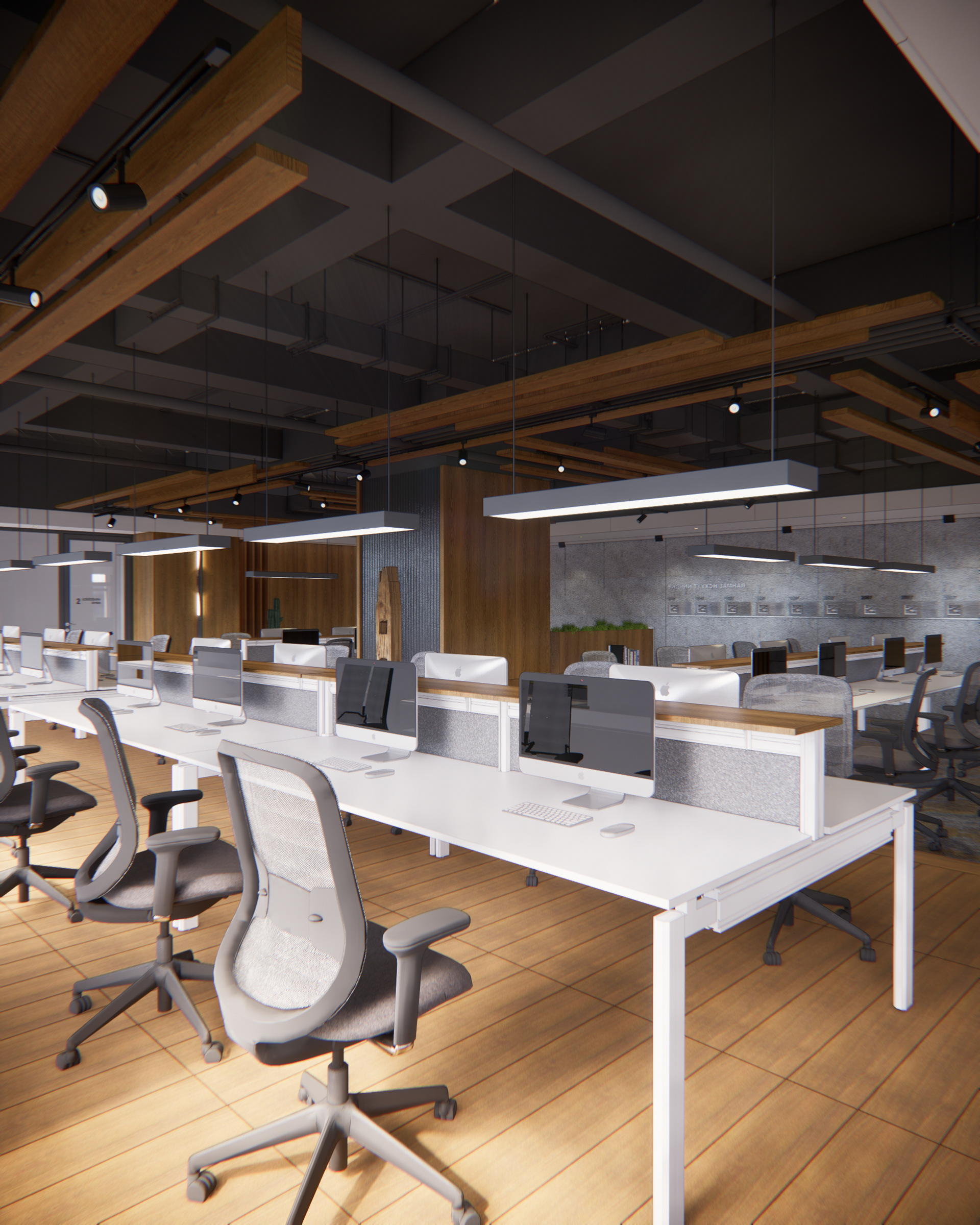 办公室设计与渲染-19