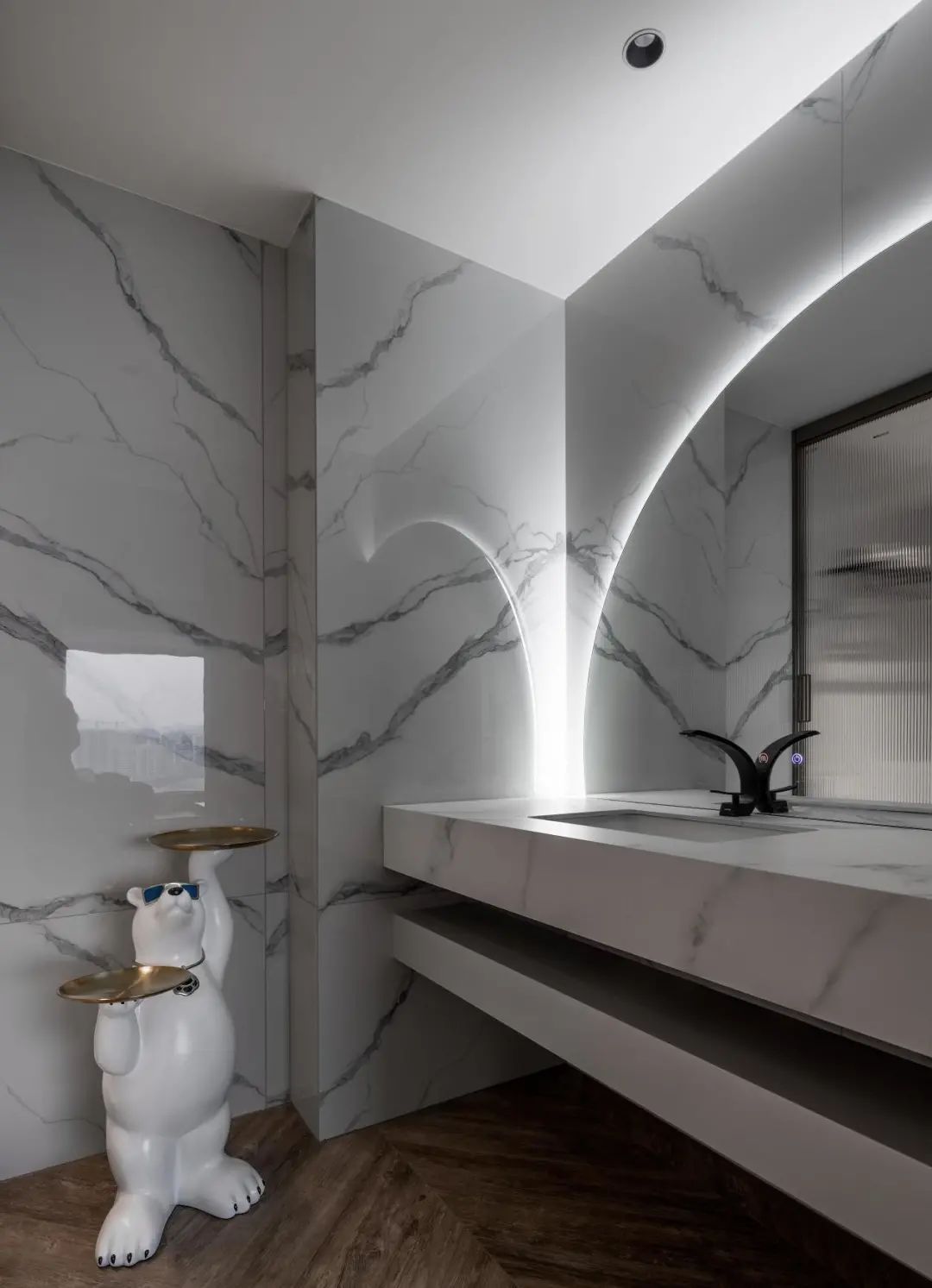 新希望天麓现代法式婚房设计丨中国温州丨谢心荷,陈晨-57