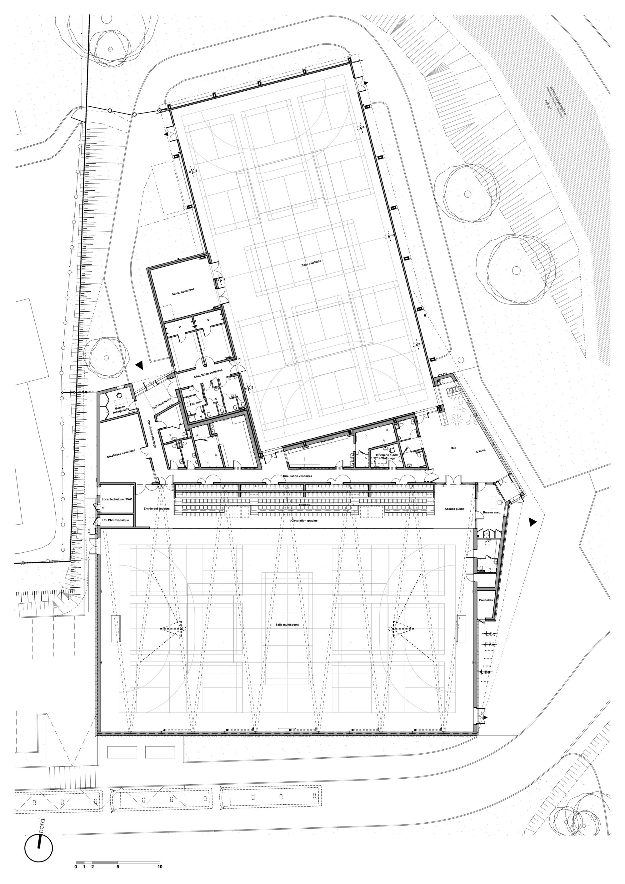 Salle du Coum 体育中心改造丨法国丨ENO Architectes-28