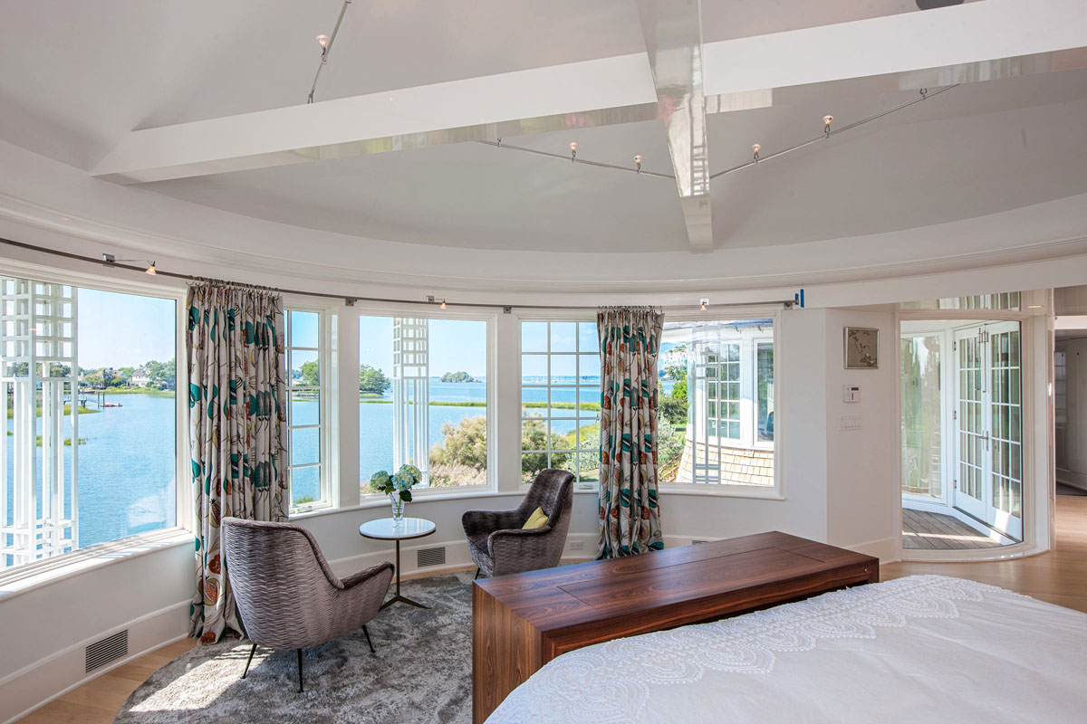 带有玻璃圆形图书馆的独特住宅丨美国康涅狄格丨Christopher Pagliaro Architects-25