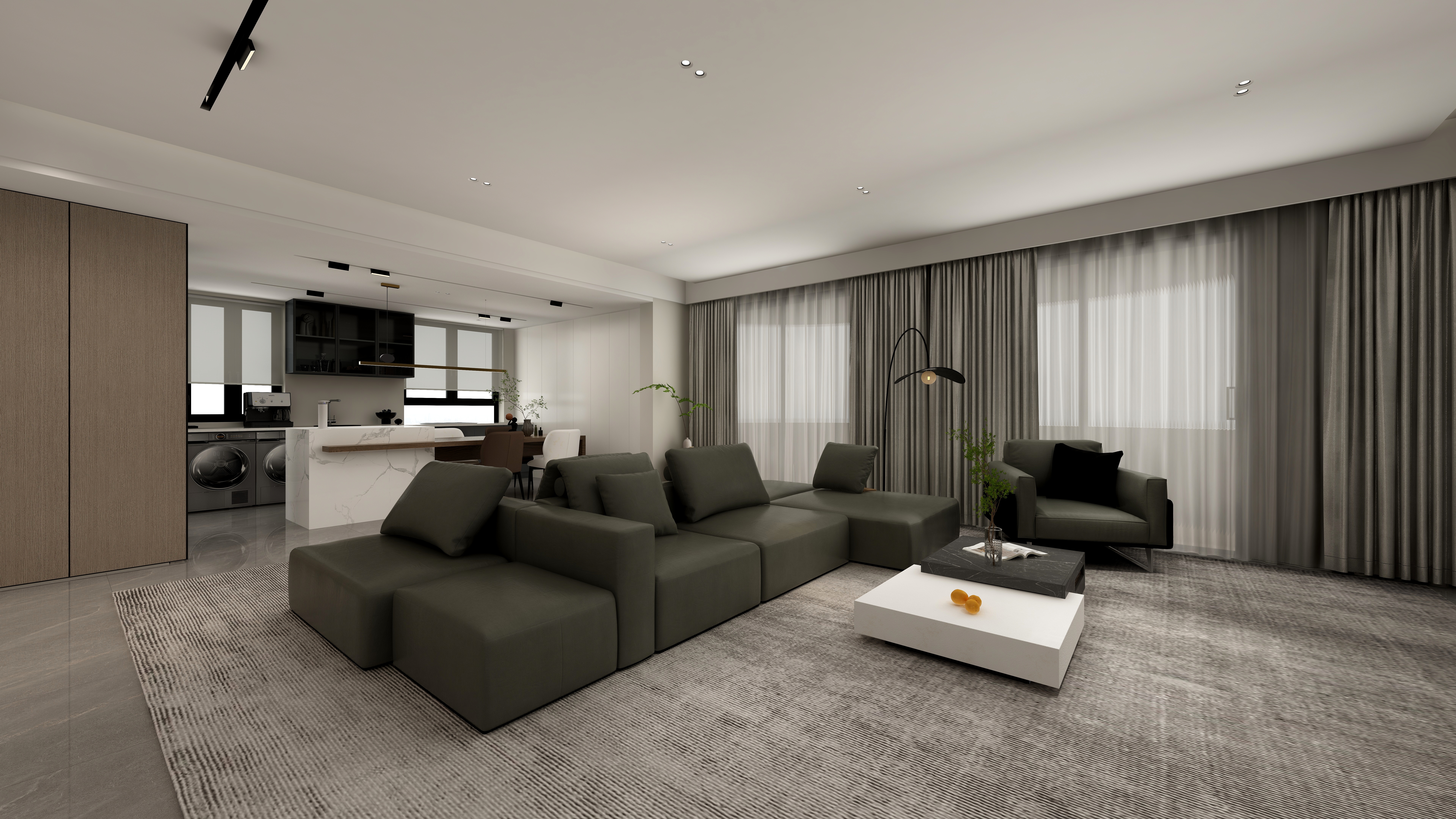 180M²意式极简平层丨中国浙江丨栖境设计-5