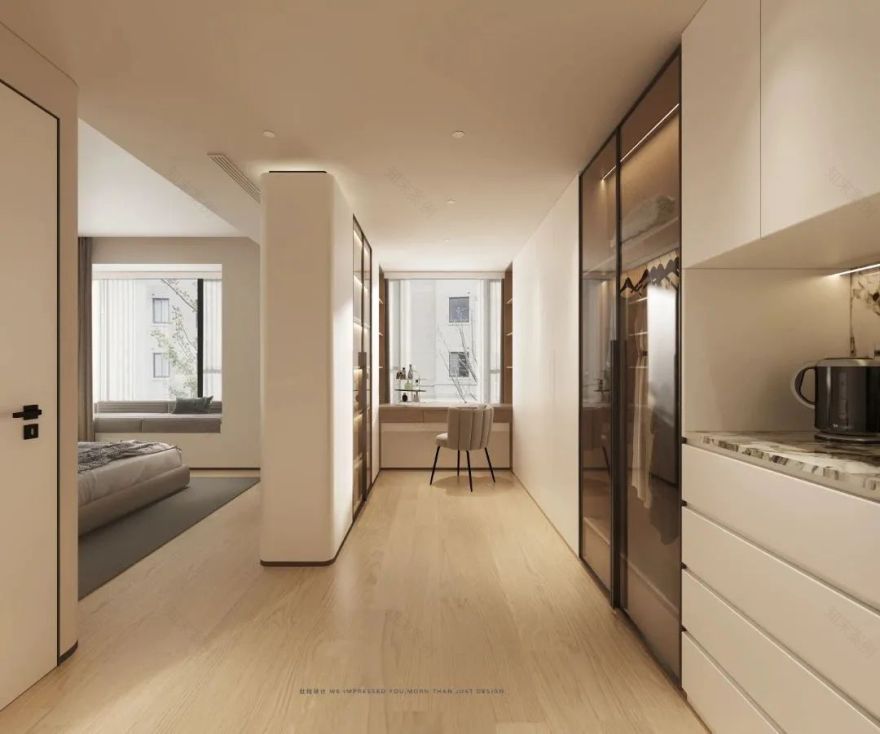 奶油色调的温馨家居设计丨TODD 杜特设计-19