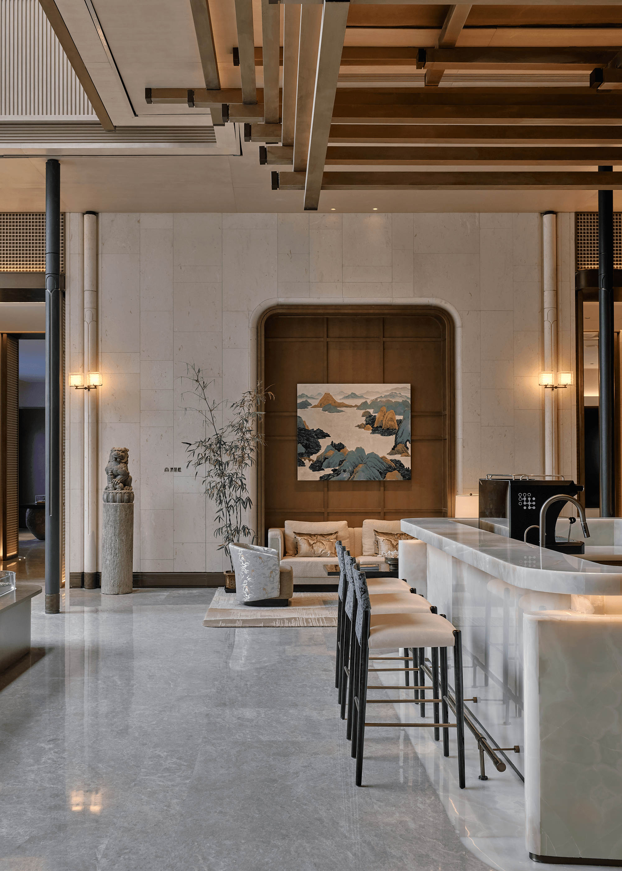 浙江越秀运河樾售楼处丨中国杭州丨集艾设计褚震团队（空间）,集艾设计汪丽团队（软装）-27