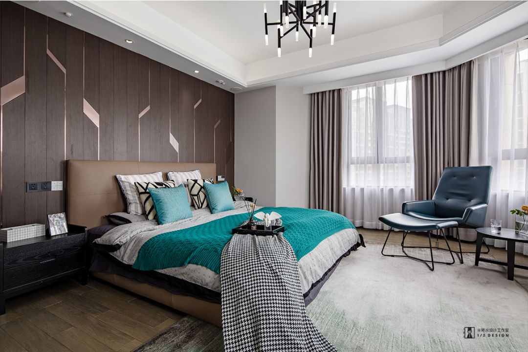 简约黑白灰,现代主义情怀的南北通透之家-60