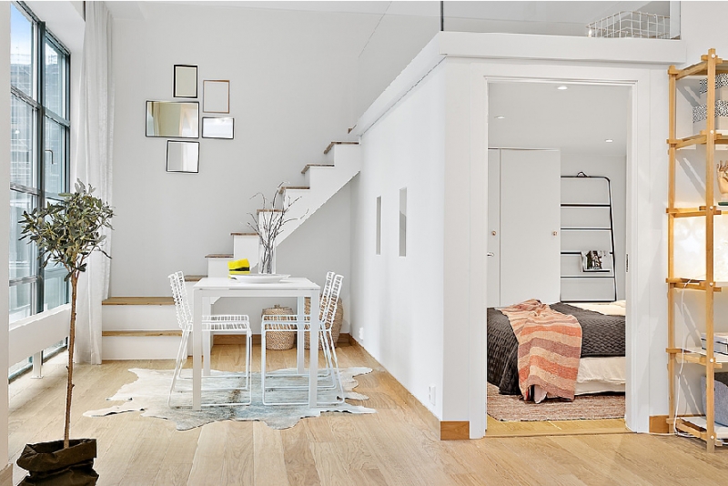 斯德哥尔摩带海港景观的纽约风格 loft丨瑞典斯德哥尔摩-1