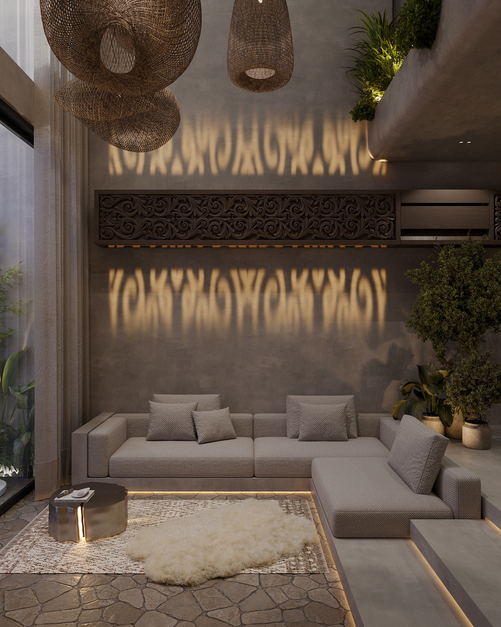 Townhouse 巴厘岛别墅丨印度尼西亚巴厘丨Julianna Rakhmanova与Geometrium团队-6