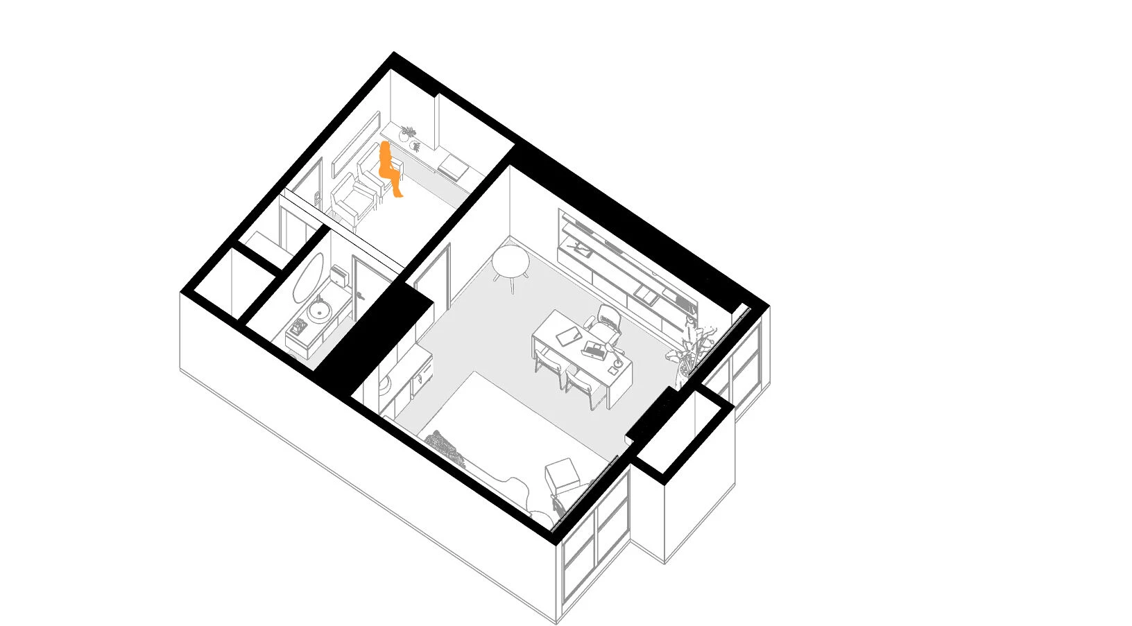 TS 心理治疗诊所丨巴西马托格罗索丨HORA Arquitetura & Design-14