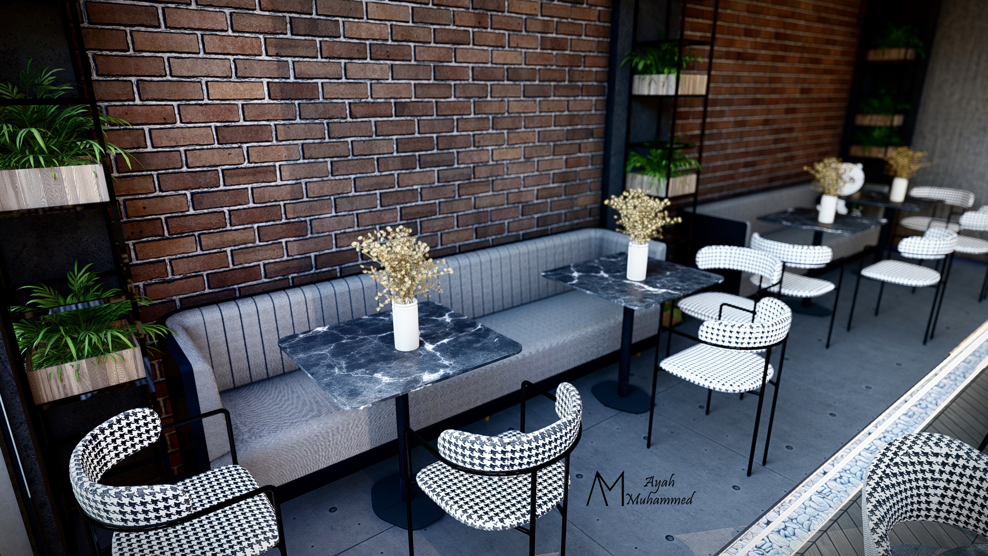 Panda Café 室内设计-15