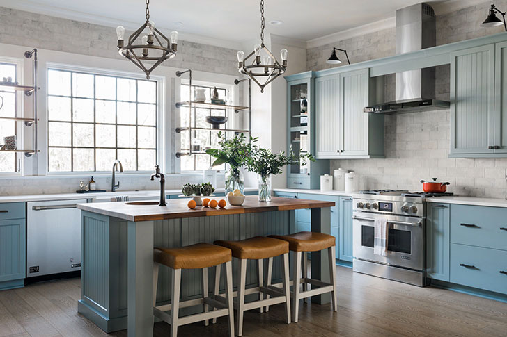 美式乡村别墅厨房设计欣赏-8