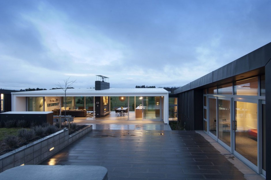 豪华别墅 现代风格简约 新西兰Dixon现代别墅-33