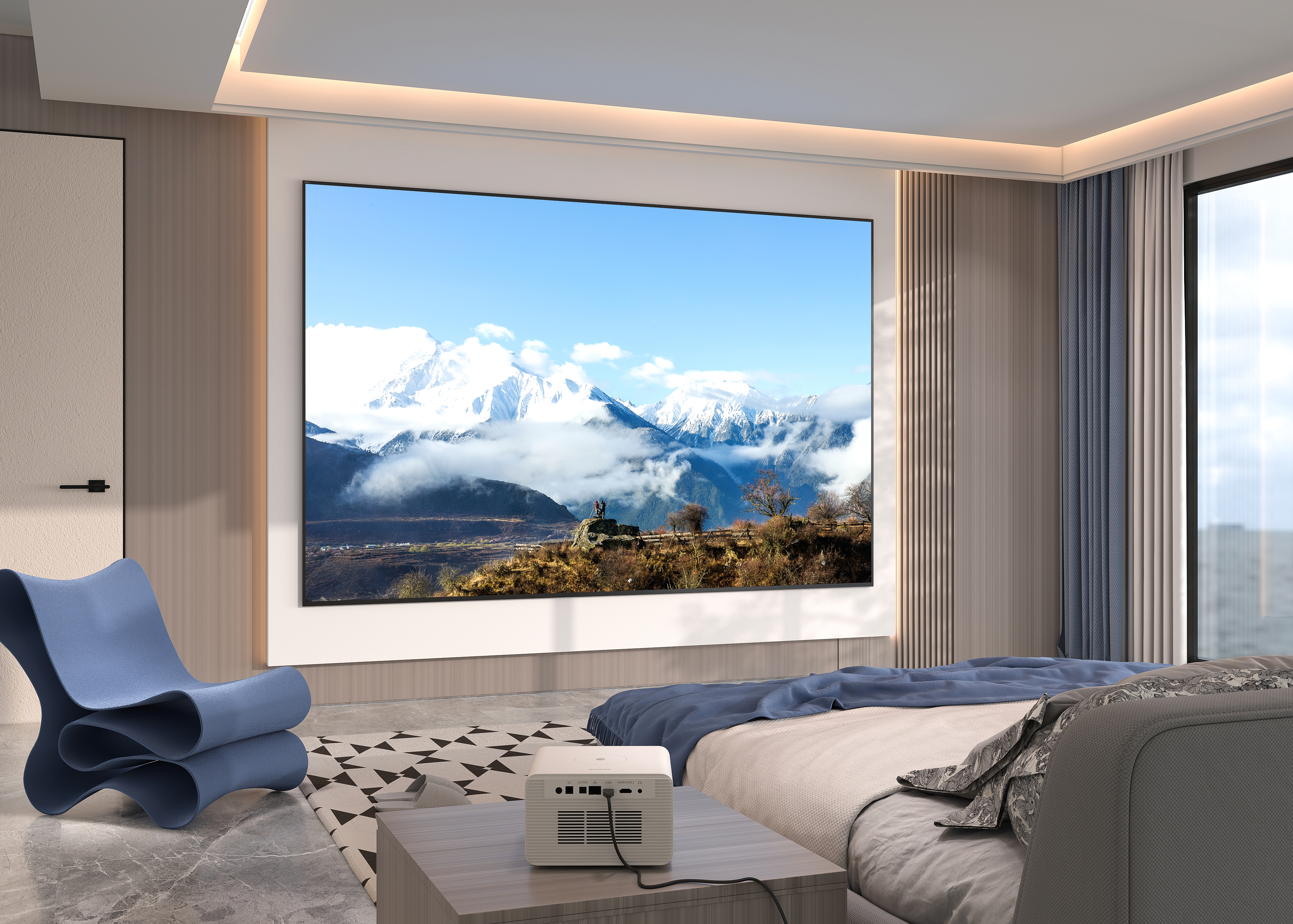 长虹Q3H激光电视效果图-2