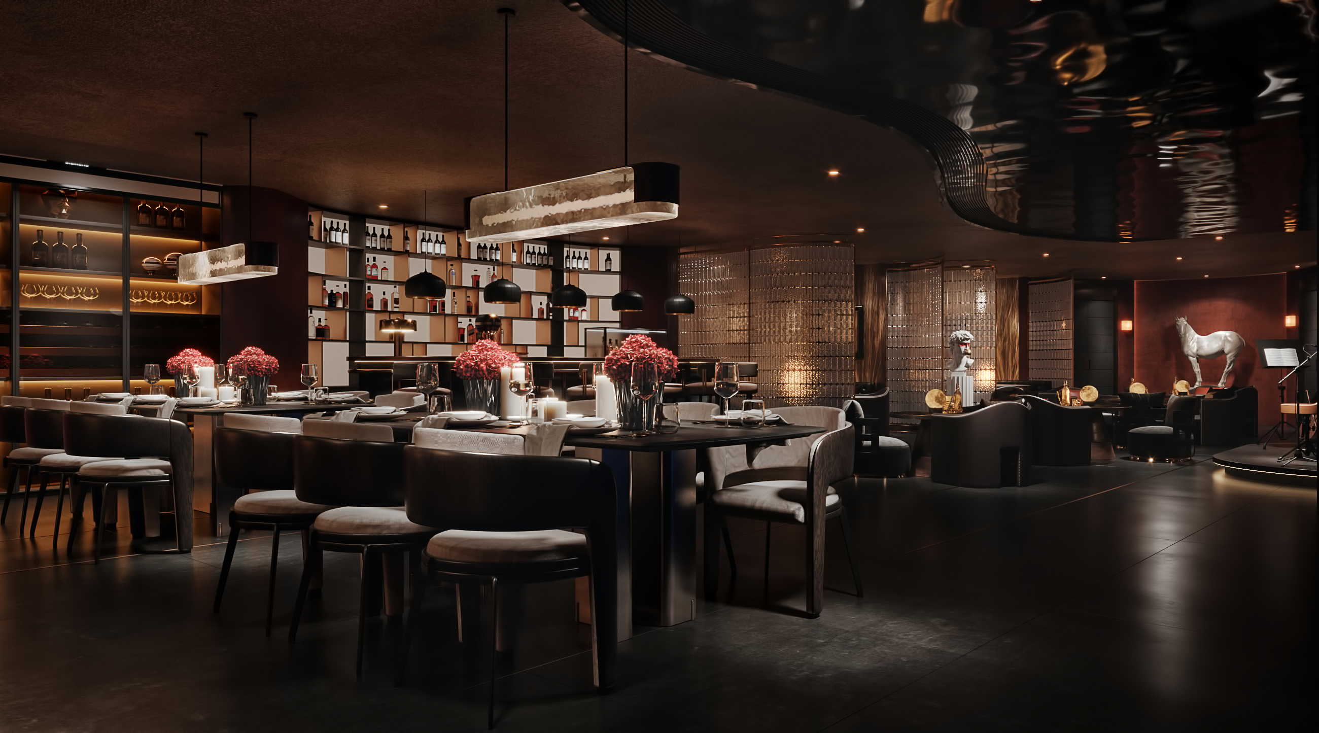 暗黑风雪茄吧酒吧-15