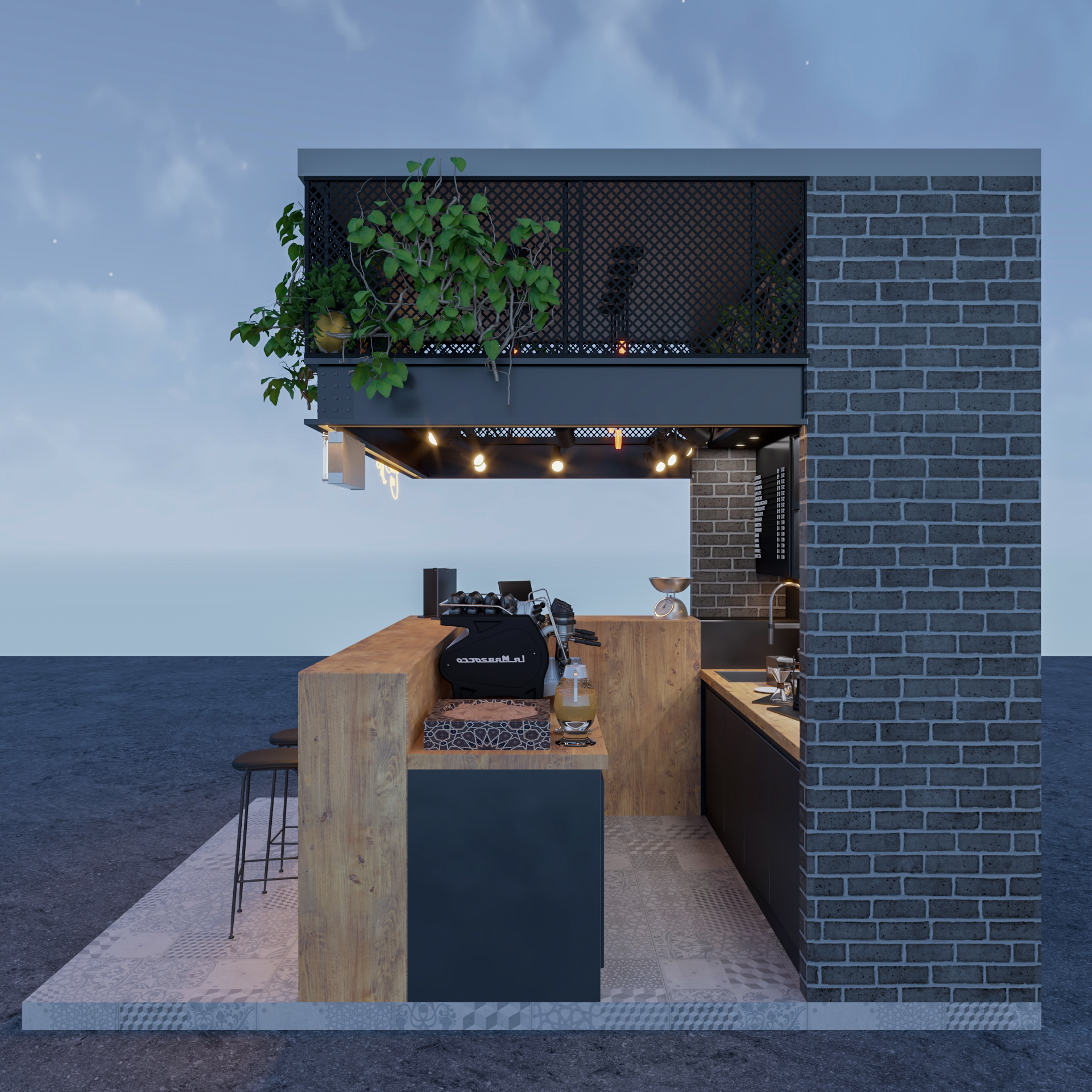 Fayez Sobaih Coffee Kiosk-2