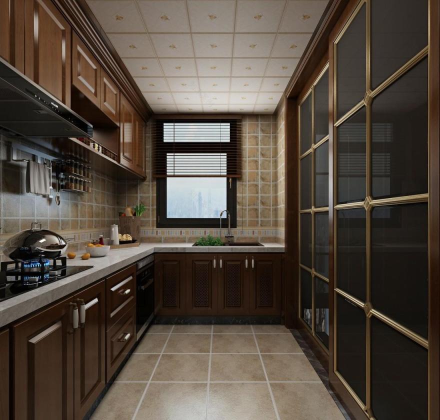 吉首市溶江小区壹号复式楼美式风格-8