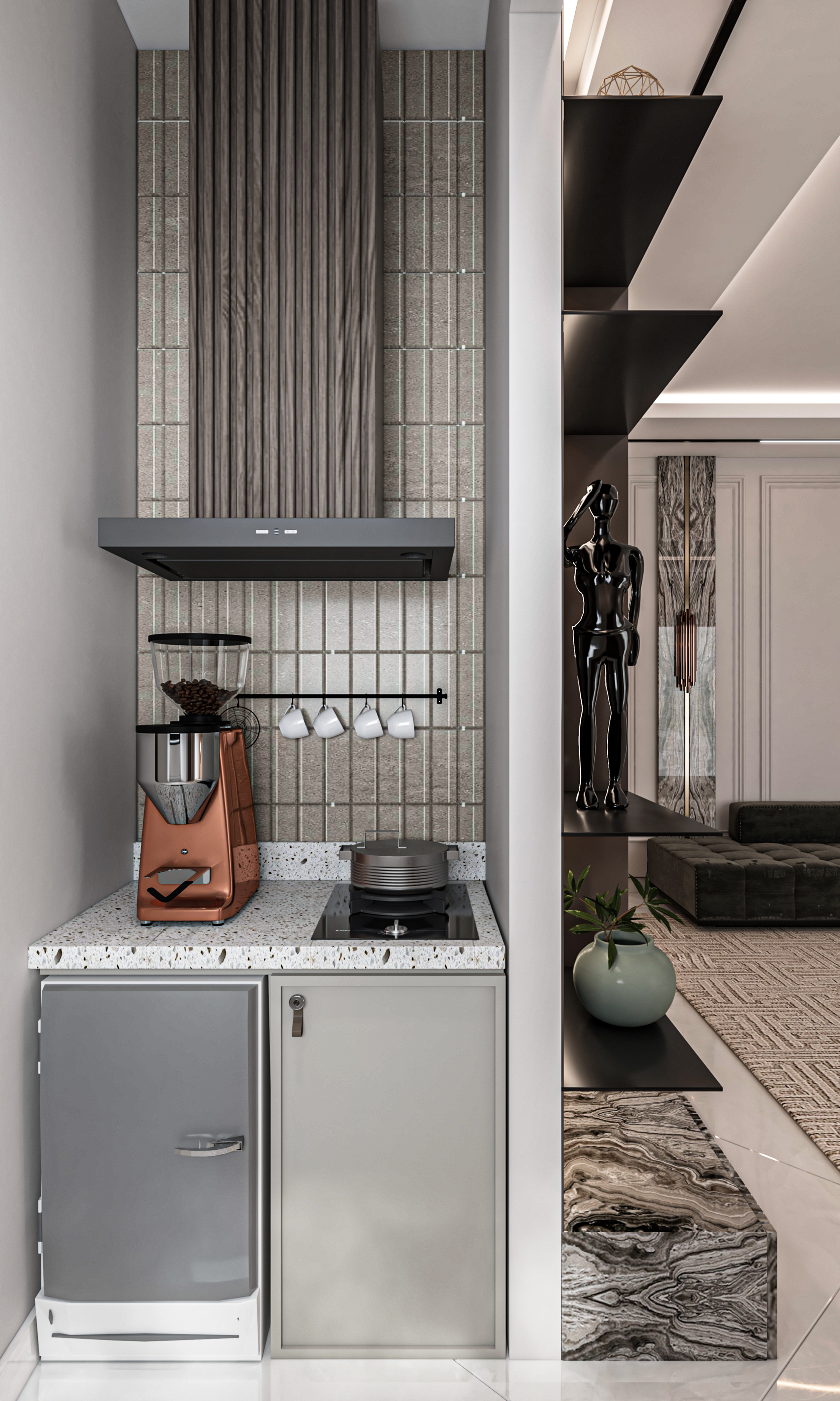 迪瓦尼亚室内设计丨Diwaniya Interior design-12