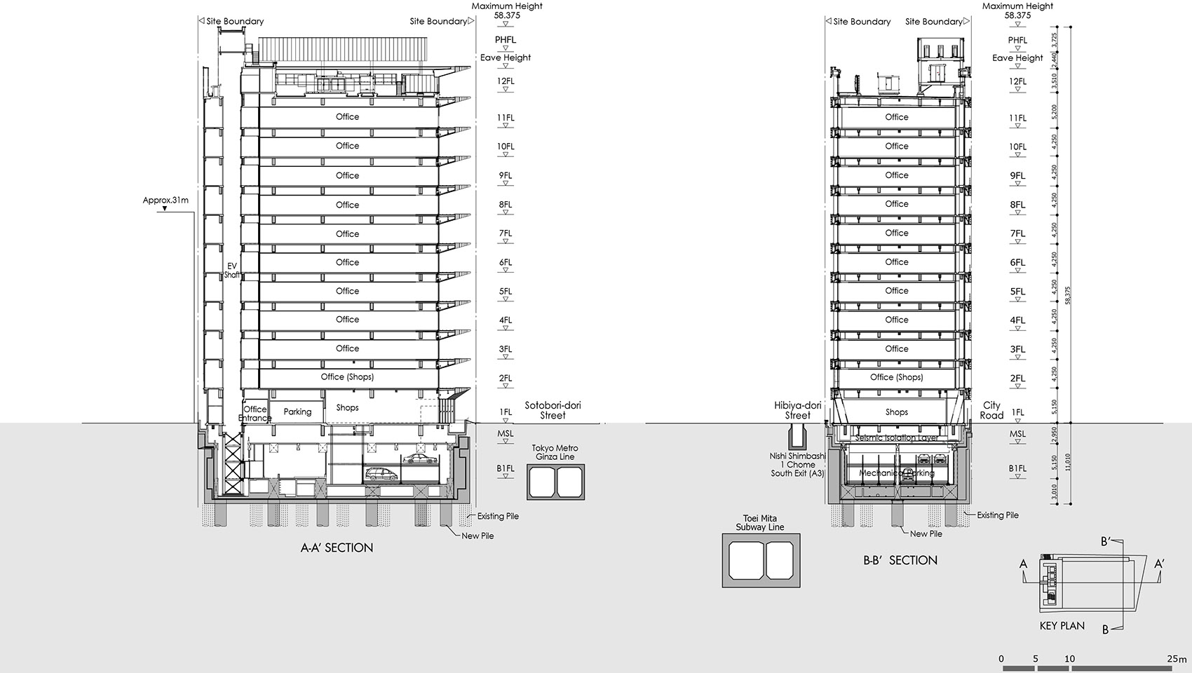 银泉西新桥大厦丨日本东京丨日建设计-61