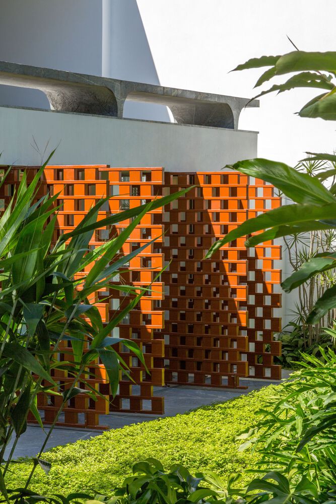 Itaúna House · 巴西里约热内卢的垂直景观别墅设计丨Siqueira + Azul Arquitetura-35