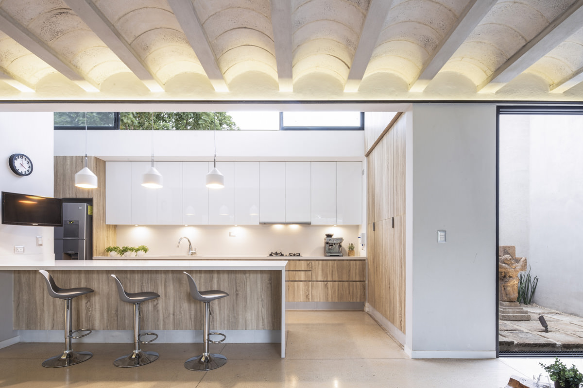 墨西哥私人住宅:水磨石混凝土与被动通风丨Central de Proyectos SCP-26